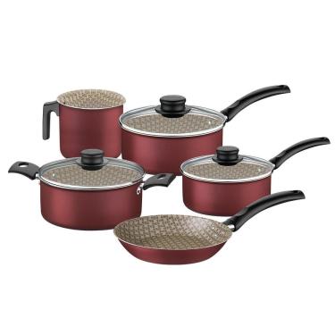 Imagem de Conjunto De Panelas Turim Tramontina Antiaderente 5 Peças