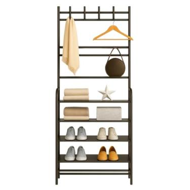 Imagem de Arara Sapateira Organizadora Cabideiro Suporte Multiuso Sapato Tenis Roupa Bolsa Closet Ideal para Apartamento Premium