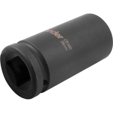 Imagem de Soquete Sextavado Impacto Longo 3/4" 28mm Aço Cromo Vonder