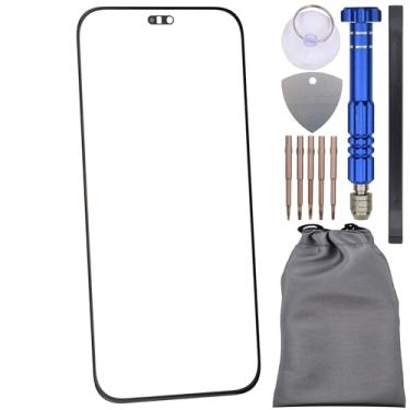 Imagem de Peça de reparo de tela de vidro com adesivo OCA para Honor 200 Lite Preto
