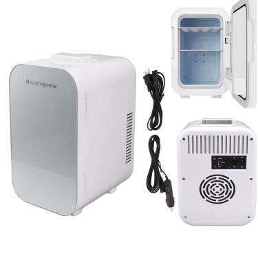 Imagem de Mini Geladeira 12 Litros Refrigerador 2 Em 1 Portatil 12v 220v Frigobar 12l Carro Casa Barco Viagem Aquece Resfria Freez