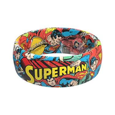 Imagem de Anéis clássicos de silicone DC Comics da Groove Life - Anéis de casamento de borracha respiráveis para homens, cobertura vitalícia, design exclusivo, anel confortável, 10, Silicone, Sem pedras preciosas