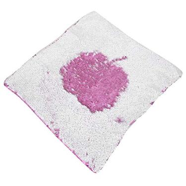 Imagem de AUNMAS Tai-Single Single Flakes Em Couro Selvagem (Rosa vermelho + branco)