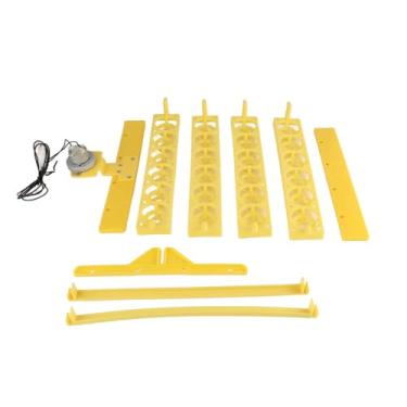 Imagem de QANYEGN Bandeja incubadora de ovos, virador de ovos, bandeja de incubação de ovos com capacidade de 24 ovos para frango, pato, codorna, acessórios de incubadora (DC12V)