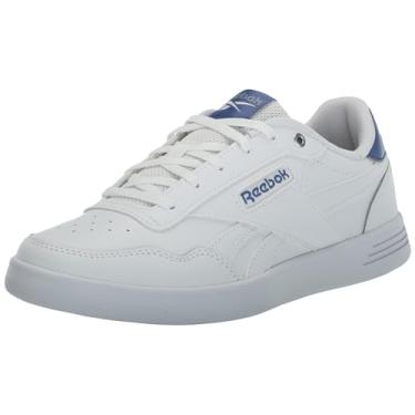 Imagem de Reebok Tênis feminino Court Advance, Calçado branco/roxo passado/azul vintage, 8.5