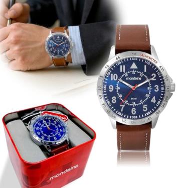 Imagem de Relógio Masculino Mondaine Pulseira Em Couro Analógico