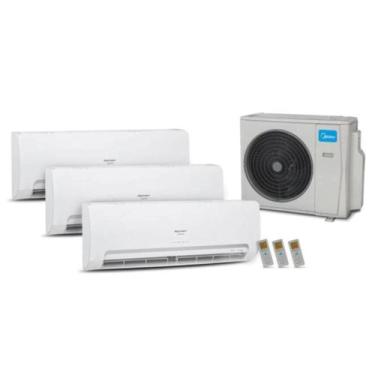 Imagem de Ar Condicionado Multisplit HW Inverter 27.000 Btu (3x Evap 12.000) Que
