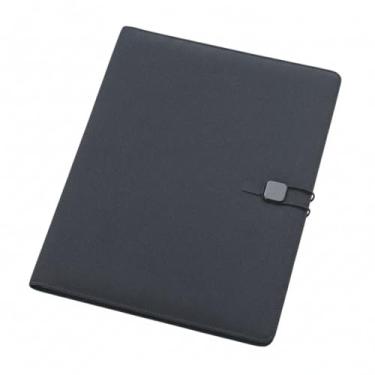 Imagem de Pasta Executiva Profissional em Material Sintético, com Bloco de 20 Folhas, Suporte para Documentos, Porta Cartões e Canetas, 31 x 23,5 x 2 cm