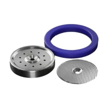 Imagem de Fxzqgnh Chuveiro de Precisão em aço Inoxidável com Suporte para Máquina de Café Expresso, Acessórios de Reposição Profissionais.