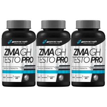 Imagem de Kit 3X ZMA Pró - 30 Cápsulas - Body Action-Masculino
