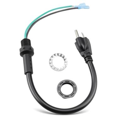 Imagem de Conjunto de cabo de alimentação 100641 adequado para Pro Team Supercoach, CoachVac, MegaVac, Super QuarterVac HEPA, QuietPro BP, ProVac, Aviation Vac, Linevacer, mochila aspirador de pó Pigtail 3 fios