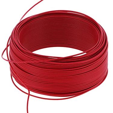Imagem de Sonew Fio Condutor Isolado BV 1x1, Cabo Flexível Elétrico de Cobre Vermelho 100m, 7 Núcleos Com Isolamento de PVC, AC500V para Eletrodomésticos