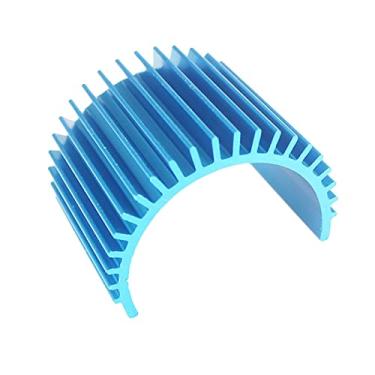 Imagem de WLtoys Dissipador de calor do motor escala 1/18, liga de alumínio, azul