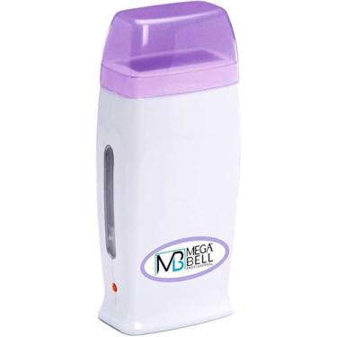 Imagem de Mega Bell, Aquecedora de cera para depilação Roll-on, Cera-Matic Roll-on, Sem refil, Bivolt, Branco com detalhes em lilás