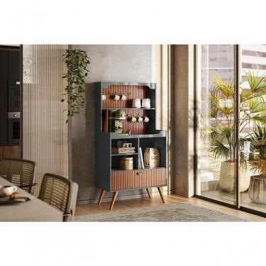 Imagem de Cantinho Cafe Rubi Cinza Perolizado-tauari Ripado - Lukaliam