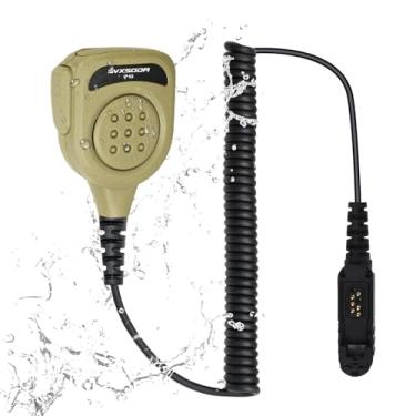 Imagem de Microfone profissional de redução de ruído compatível com Motorola Radios XPR 3500e, 3300e, 3500, 3300 Series (Desert Tan)