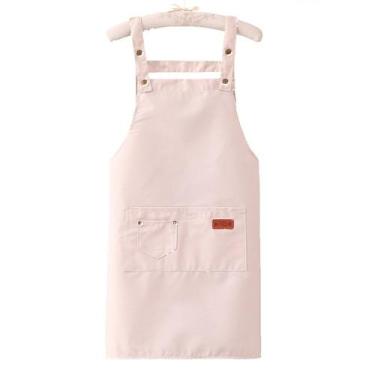 Imagem de Avental rosa elegante para mulheres, poliéster semelhante a tela - yiw