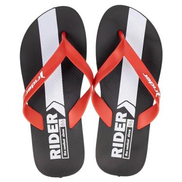 Imagem de CHINELO SANDALIA RIDER FEEL URBAN (PRETO E VERMELHO COM BRANCO, BR, Adulto, Faixa Numérico, 37, 38)