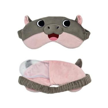 Imagem de Máscara de sono fofa, máscara de sono | Máscara de dormir hipopótamo criativa,Máscara de dormir elegante para crianças, máscara de olhos fofa para dormir, venda de sono muitas vezes engraçada