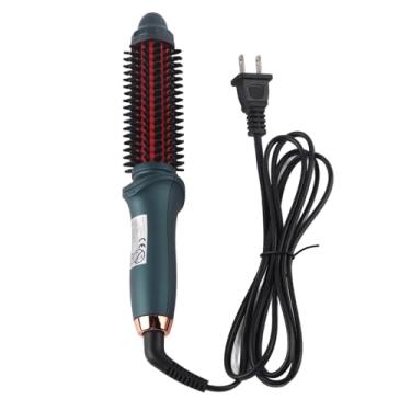 Imagem de Curling Straight Brush Thermostatic Hair Curling Wand 2 em 1 Modelador, Escova elétrica portátil para cachos de cabelo Kit de alisador de cachos de duplo propósito, aquecedor PTC anti-queimaduras, escova modelador de cabelo