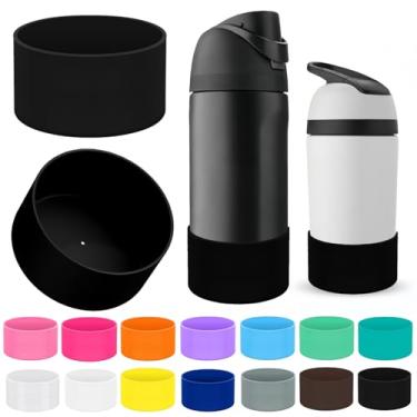 Imagem de Limotex 2 peças de botas protetoras de silicone compatíveis com Owala Kids 473 g e 396 g, acessórios para 340 g - antiderrapante, resistente a arranhões, adequado para escola, ao ar livre, fácil