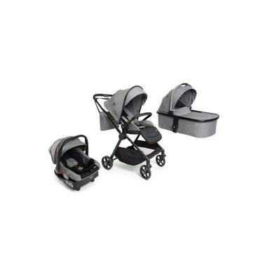 Imagem de Carrinho com Bebê Conforto Travel System Magnific 5 em 1 Grey Denin - Safety 1st