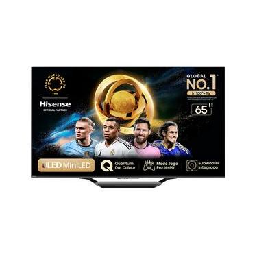 Imagem de Smart TV Hisense  Mini LED UHD 4K 65" Polegadas Frequência 144 Hz e Wi-Fi - 65U75LUA