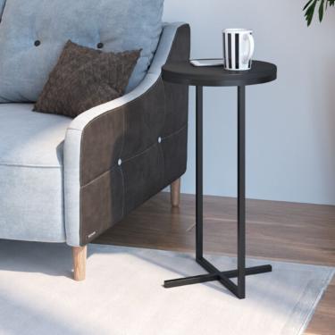 Imagem de Mesa Volpi Alta Estrutura Preta - Preta