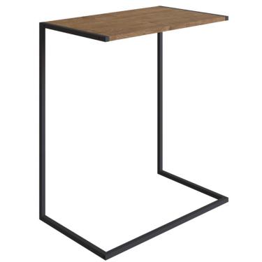 Imagem de Mesa Lateral 67cm Estrutura Preta - Vermont