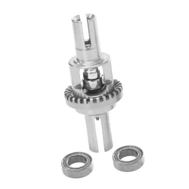 Imagem de simhoa Diferencial de carro RC 1:28, peça de reposição em metal, acessório para carro RC para Wltoys 284010 K989, caminhão de modelismo, Prata