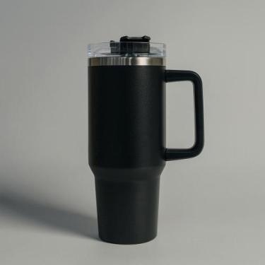 Imagem de Garrafa Copo Térmico Personalizado Inox Tampa em Acrílico e Canudo 120