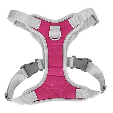 Imagem de Generic Colete Com Alça Peitoral para Animais de Estimação Em Tecido Oxford, Arnês Reflexivo Ajustável para Caminhada de Cães para Aventuras Ao Ar Livre de Segurança (S)