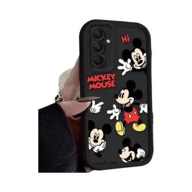 Imagem de Capa De Telefone Disney Mickey Minnie Para Samsung Galaxy A54 A05 A34 