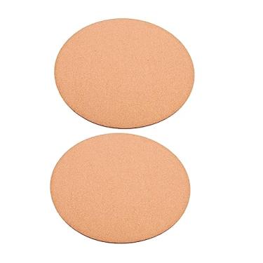 Imagem de YYBOES 2 peças de tapete de plantador de cortiça, vaso de plantas, bases de vaso de flores, pires para plantas, tapete para vaso de flores, almofada de placa, almofada de cortiça, vaso de flores