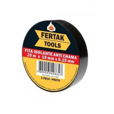 Imagem de Fita isolante antichamas fertak 19mmx20mx0,15mm - Fertak Tools