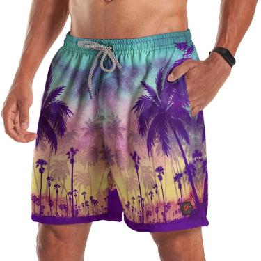 Imagem de Short Bermuda Palmeiras Tropical Summer-Masculino