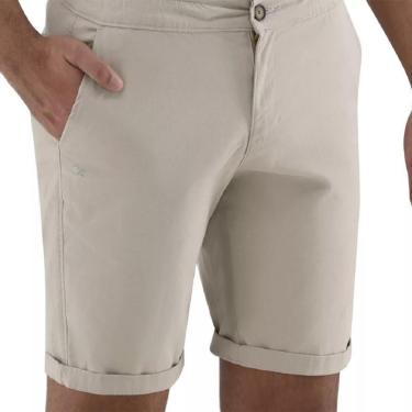 Imagem de Bermuda Sarja Masculina Ogochi Essencial 003528035 Caqui-Masculino