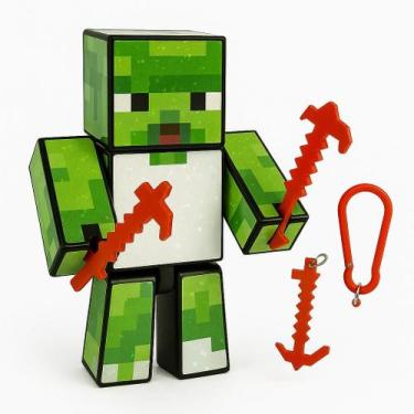 Imagem de Boneco Sandega Bauers 15cm Original Minecraft Algazarra Kit