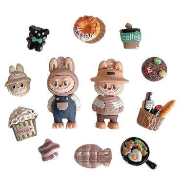 Imagem de Berloques de sapato para crocs labubu sandálias decorativas, pingentes de acessórios de PVC para meninos e meninas mulheres, 1-1.5in/1.4-2.4in, Borracha, plástico