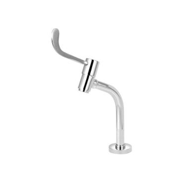 Imagem de Torneira Clinica Link Hospitalar Alavanca Cotovelo Metal PNE - Modelar