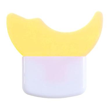 Imagem de Aplicador de cílios de silicone para evitar resíduos estéticos, protetor de rímel amigo da pele, amarelo