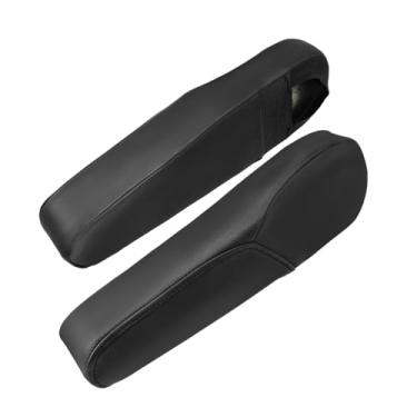 Imagem de KBH Capa de apoio de braço para assento de carro para Honda CRV CR-V 2007 2008 2009, acessórios internos de protetor de descanso de braço, 1 par, lado esquerdo e direito, couro de vinil, antiarranhões