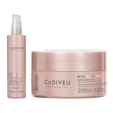 Imagem de Kit Cadiveu Repair Solution Máscara + Proteína 200ml