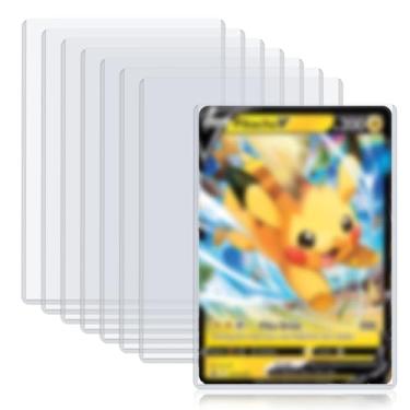 Imagem de Rainmae 12 Pack 5.4" x 7.5" Jumbo Card Sleeves, Rigid Photocard Protectors for Oversized Trading Cards Sheet Protectors, Paper Sleeves Jumbo Sports Cards Sleeves Hard Plastic Document Holder Protector