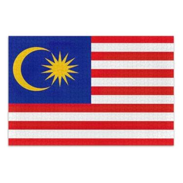 Imagem de Malaysia Flag Puzzles for Adults 500 Pieces Challenging Jigsaw Puzzle Perfect for Game Nights