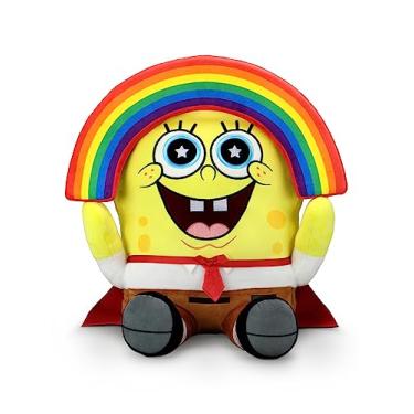 Imagem de Kidrobot Neca - Bob Esponja Calça Quadrada Arco-Íris Hugme 16In Pelúcia
