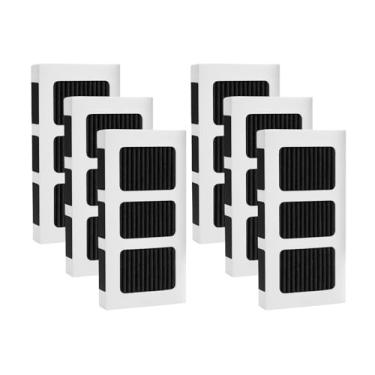Imagem de Filtro de ar Nispira plissado para geladeira, compatível com geladeiras Paultra2 Ultra 2 Pure Air 2 Frigidaire e Electrolux peça 5303918847, 6 filtros