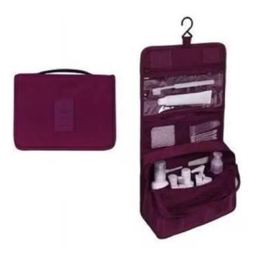 Imagem de Necessaire Em Nylon Organizadora Higiene Para Viage