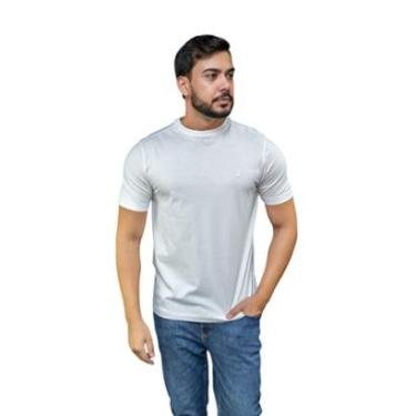 Imagem de Camiseta Individual Masculina Algodão Pima Essencial Branco-Masculino
