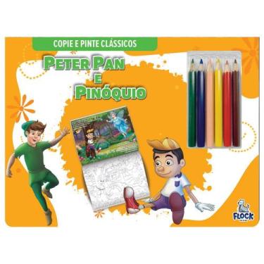 Imagem de Copie e pinte clássicos - peter pan e pinoquio - Flock Editora, 3